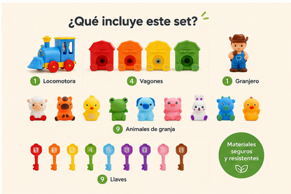 🚂 Tren Montessori de Granja Emebro